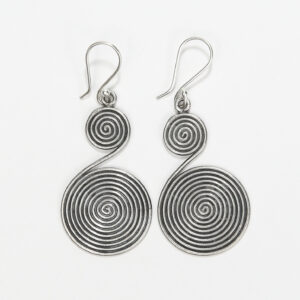 YBY Talisman Double-Spiral Power Earrings