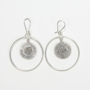 YBY Talisman Solar Spiral Hoops