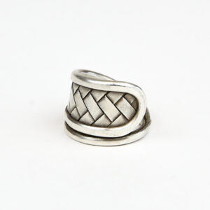 YBY Braided Soul Ring — Fine Silver Wrap (Imperia Collection)
