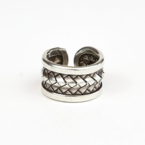 YBY Unity Weave Ring — Fine Silver Band (Imperia Collection)