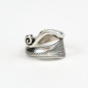 YBY Spiral Flow Ring — Fine Silver Wrap