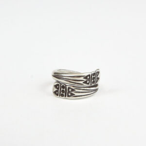 YBY Dual Spirit Ring — Fine Silver Wrap