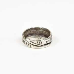 YBY Serpent Soul Ring — Fine Silver Band